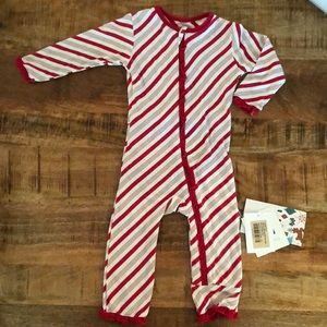 KIckee Pants NWT Holiday Ruffle Coverall